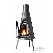 Печь-камин чугунный Invicta Pow-Wow в интерьере Амазонка бай фото в Молодечно