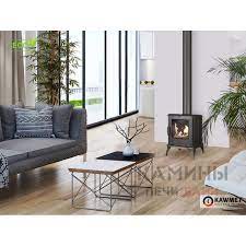 Купить Печь-камин Kawmet P8 в интерьере чугунный в Молодечно в Молодечно