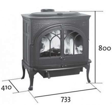 Чугунная печь камин Jotul F600 в Молодечно