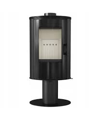 Купить Печь-камин черный Kratki KOZA/AB/S/N/DR в интерьере в Молодечно Амазонка бай фото в Молодечно