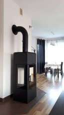 Купить Печь-камин Kratki THOR 8 View стальной в интерьере в Молодечно Амазонка бай фото в Молодечно