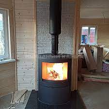 Купить Печь-камин Kratki Koza/AB/S/2 (сталь) стальной в интерьере в Молодечно Амазонка бай фото в Молодечно