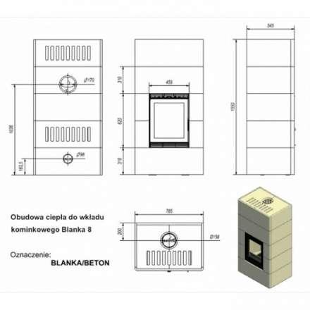 Купить Кафельную печь Kratki BLANKA/KAFEL/K амазонка бай фото в Молодечно