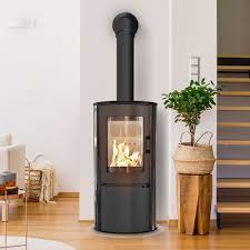  Купить Печь-камин Kratki Koza/AB стальной в интерьере в Молодечно Амазонка бай фото в Молодечно