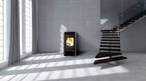 Купить Печь-камин KFD EWA в интерьере чугунная в Молодечно в Молодечно