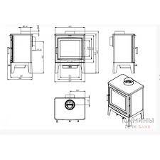 Купить Печь-камин NORDflam Ivory в Молодечно Амазонка бай фото в Молодечно