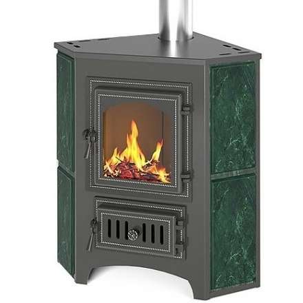 Печь-камин Везувий ПК-01 (220) угловой змеевик 9 кВт купить в Молодечно