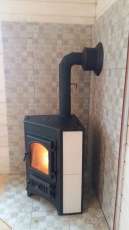 Купить Печь-камин Везувий ПК-01 (270) угловой бежевый 9 кВт в Молодечно в Молодечно