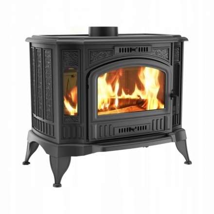 Печь-камин чугунный Kratki Koza K9 с термостатом Амазонка бай фото в Молодечно