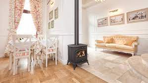 Купить Печь-камин Kratki Koza K6 с водяным контуром в интерьере в Молодечно Амазонка бай фото в Молодечно