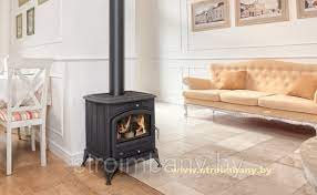 Купить Печь-камин Kratki Koza K6 с водяным контуром в интерьере в Молодечно Амазонка бай фото в Молодечно