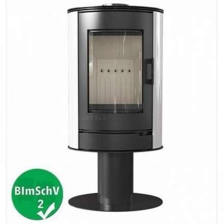 Купить Печь-камин Kratki KOZA/AB/S/N/KAFEL/BIALY (кафель белый) в интерьере в Молодечно Амазонка бай фото в Молодечно