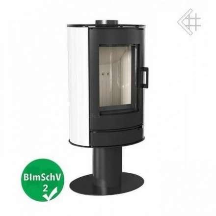 Печь-камин Kratki KOZA/AB/S/N/KAFEL/BIALY (кафель белый) Амазонка бай фото в Молодечно