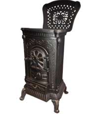 Чугунная печь-камин Амбра Eurokom фото в Молодечно