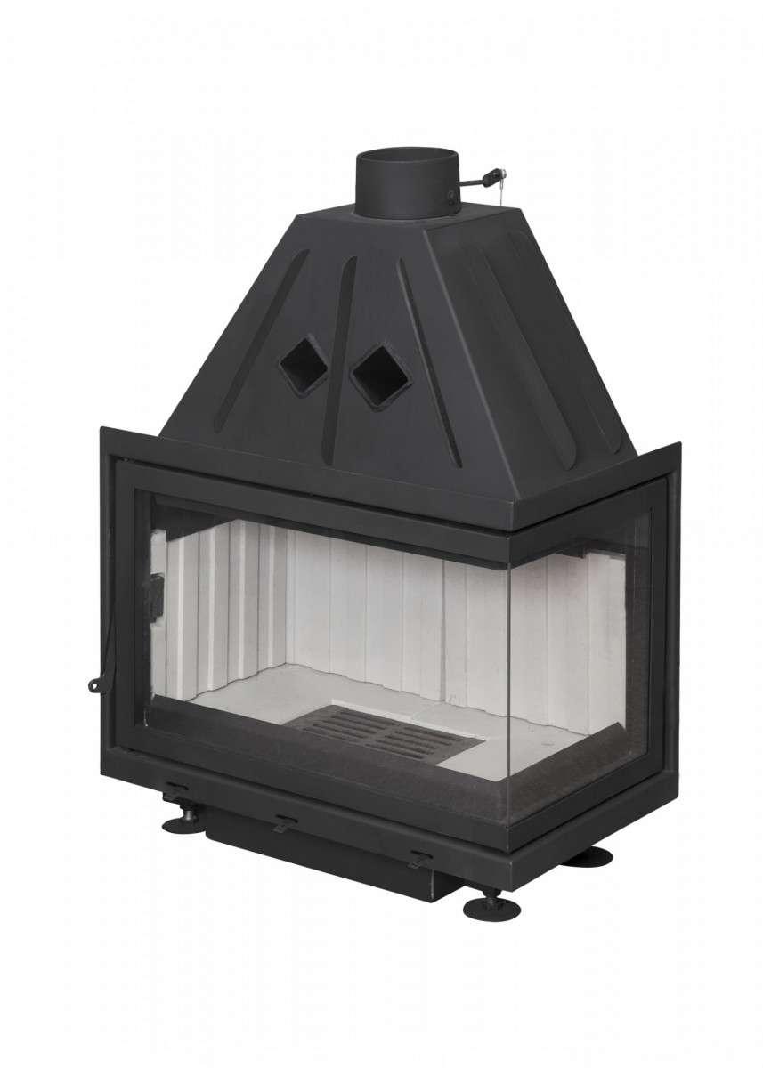 Каминная топка Экокамин Альфа 700 R два стекла правая купить в Молодечно