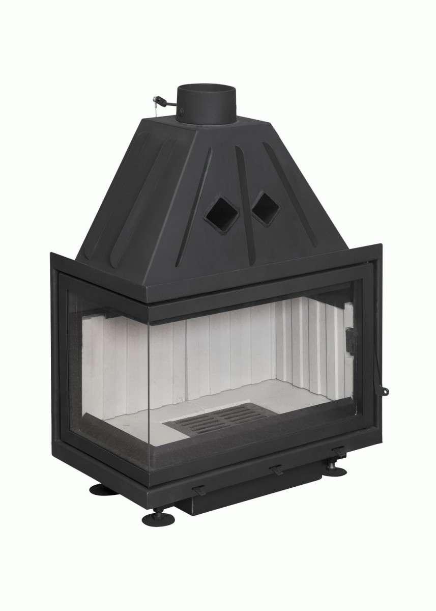 Каминная топка Экокамин Альфа 700 L два стекла левая купить в Молодечно