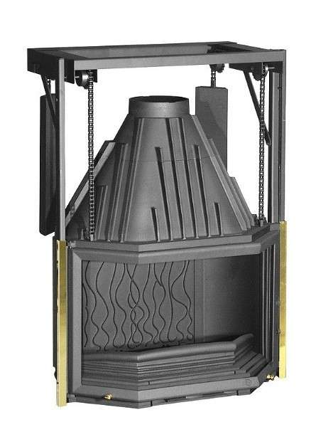 Каминная топка Invicta Prismatic 850 с подъёмом Амазонка бай фото в Молодечно