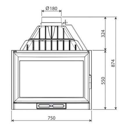 Каминная топка NORDflam Remus в Молодечно