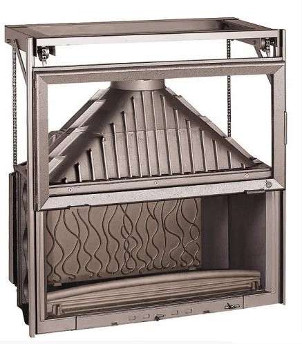 Каминная топка Invicta 1100 Grand Vision с подъёмом  Амазонка бай фото в Молодечно