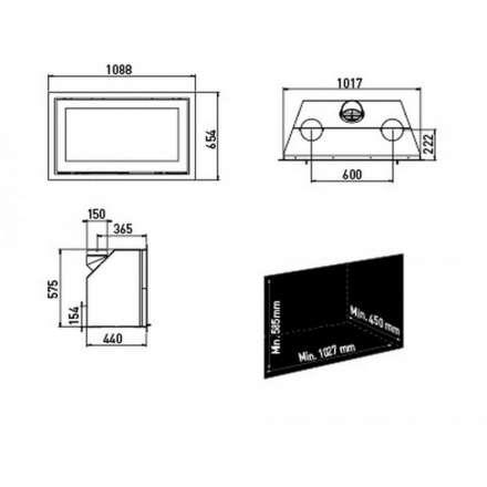 Каминная топка Lotus H570 WR в Молодечно