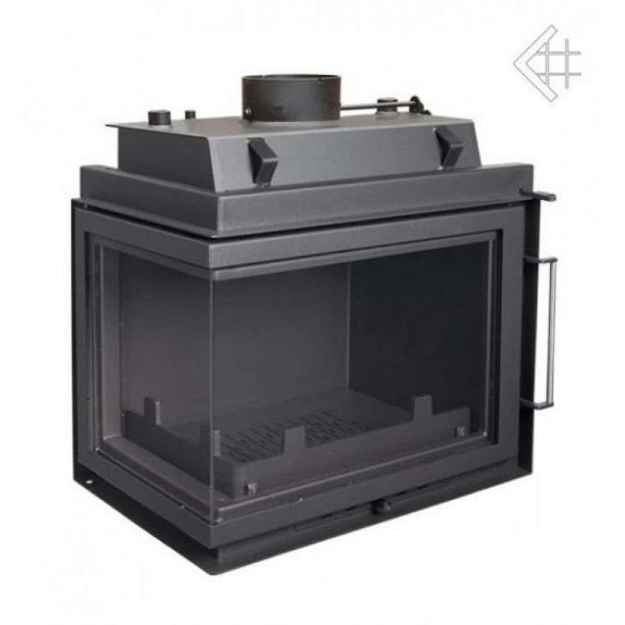 Каминная топка Kratki Maja/PW/BL/12/BS/W (угловое стекло слева, змеевик) Амазонка бай фото в Молодечно