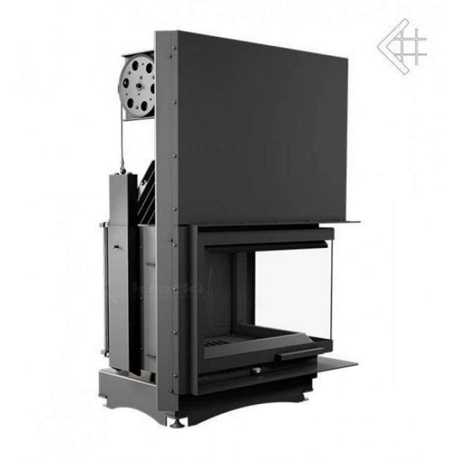 Каминная топка Kratki Zuzia/P/BS/G (угловое стекло справа,гильотина) Амазонка бай фото в Молодечно