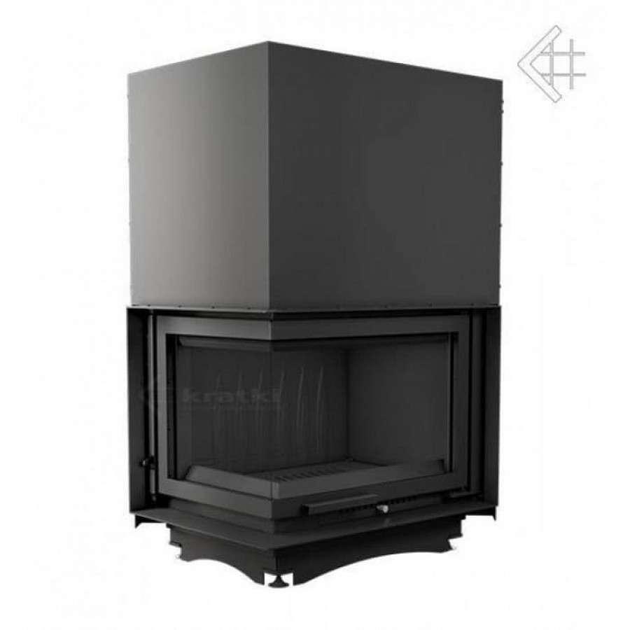 Каминная топка Kratki Zuzia/L/BS/G (угловое стекло слева, гильотина) Амазонка бай фото в Молодечно