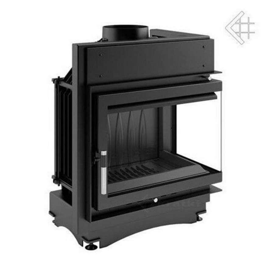 Каминная топка Kratki Maja/P/BS (угловое стекло справа) Амазонка бай фото в Молодечно