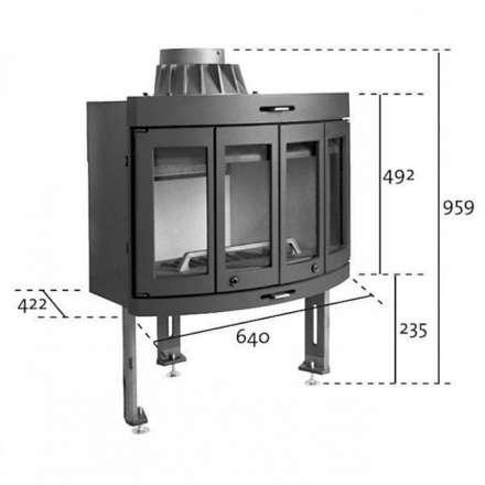 Каминная топка Jotul I400 Harmony в Молодечно