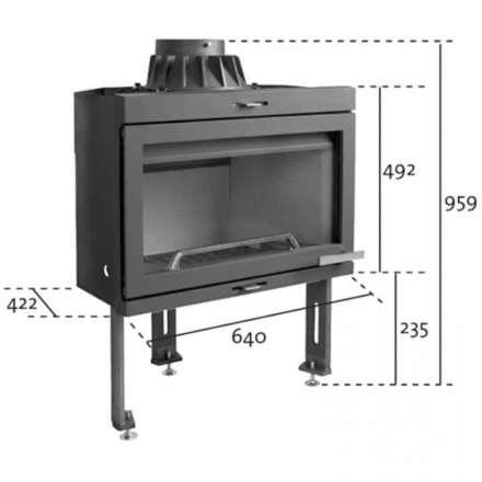 Каминная топка Jotul I 400 Panorama в Молодечно