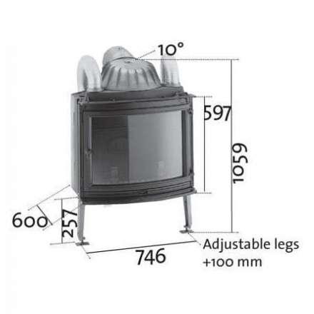 Каминная топка Jotul I 18 Panorama в Молодечно