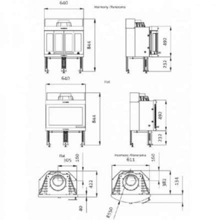 Каминная топка Jotul I 400 Flat BP в Молодечно