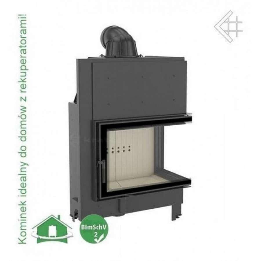 Каминная топка Kratki MBA/P/BS (угловое стекло справа) Амазонка бай фото в Молодечно