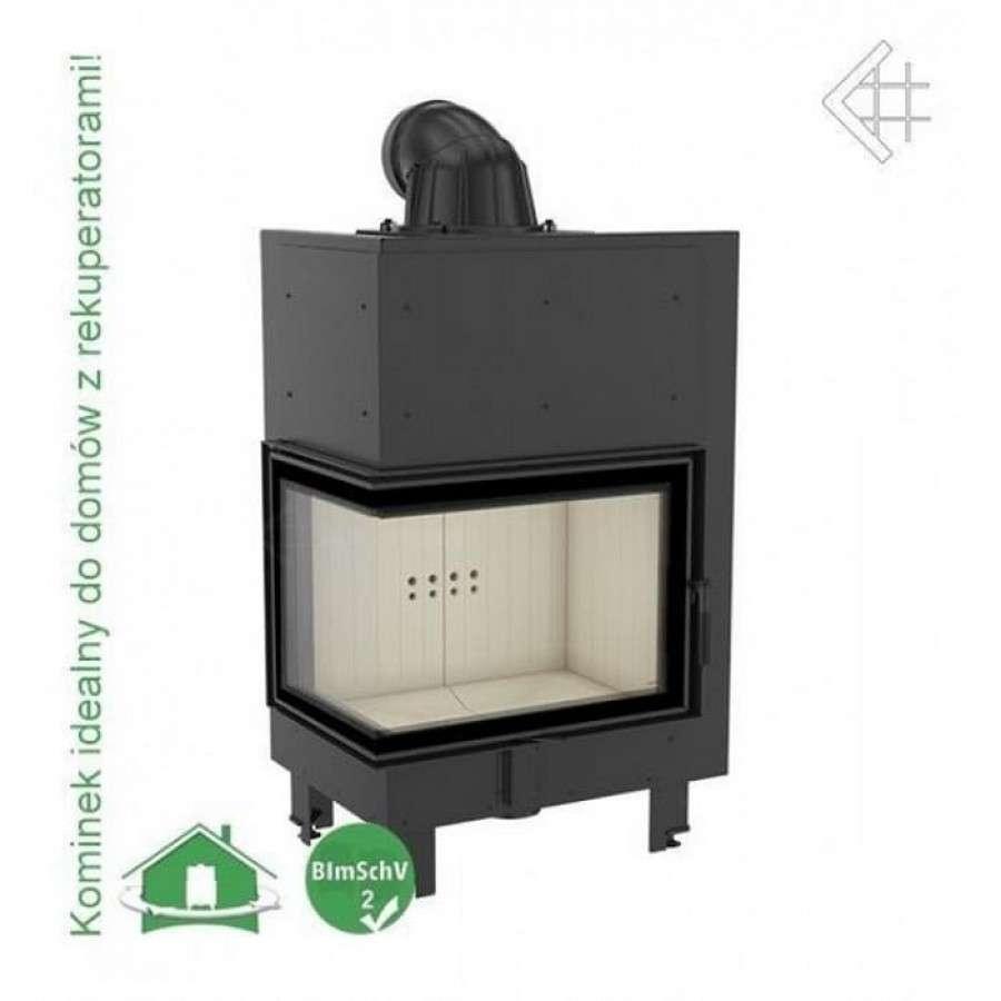 Каминная топка Kratki MBZ/L/BS (угловое стекло слева) Амазонка бай фото в Молодечно