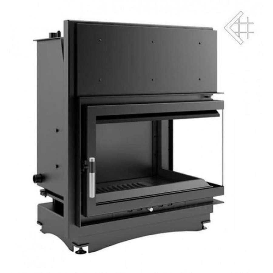 Каминная топка Kratki Oliwia/PW/BP/17/BS/W (угловое стекло справа, змеевик) Амазонка бай фото в Молодечно