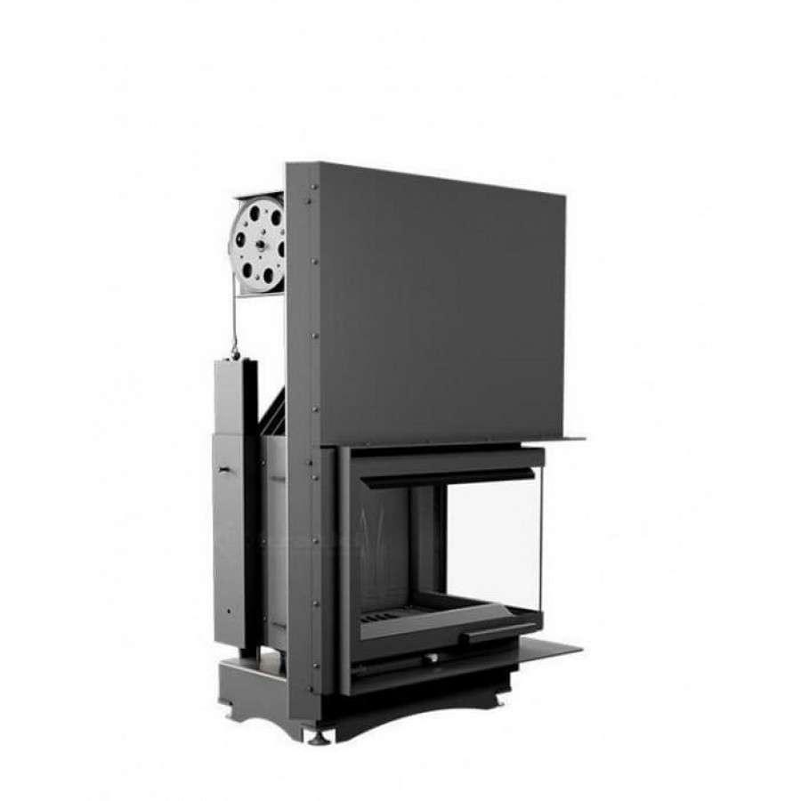 Каминная топка Kratki Maja/P/BS/G (угловое стекло справа,гильотина) Амазонка бай фото в Молодечно