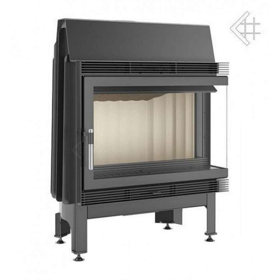 Каминная топка Kratki Blanka/670/570/P/BS (угловое стекло справа) Амазонка бай фото в Молодечно