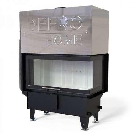 Каминная топка DEFRO HOME RIVA ME BL G SHORT угловая с водяным контуром и подъемом стекла вверх в Молодечно