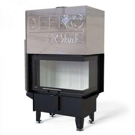 Каминная топка DEFRO HOME RIVA SM BL G SHORT угловая с водяным контуром и подъемом стекла вверх в Молодечно