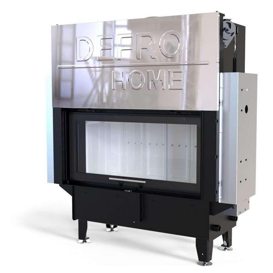 Каминная топка Defro Home RIVA LA G SHORT с водяным контуром и подъемом стекла вверх Амазонка бай фото в Молодечно