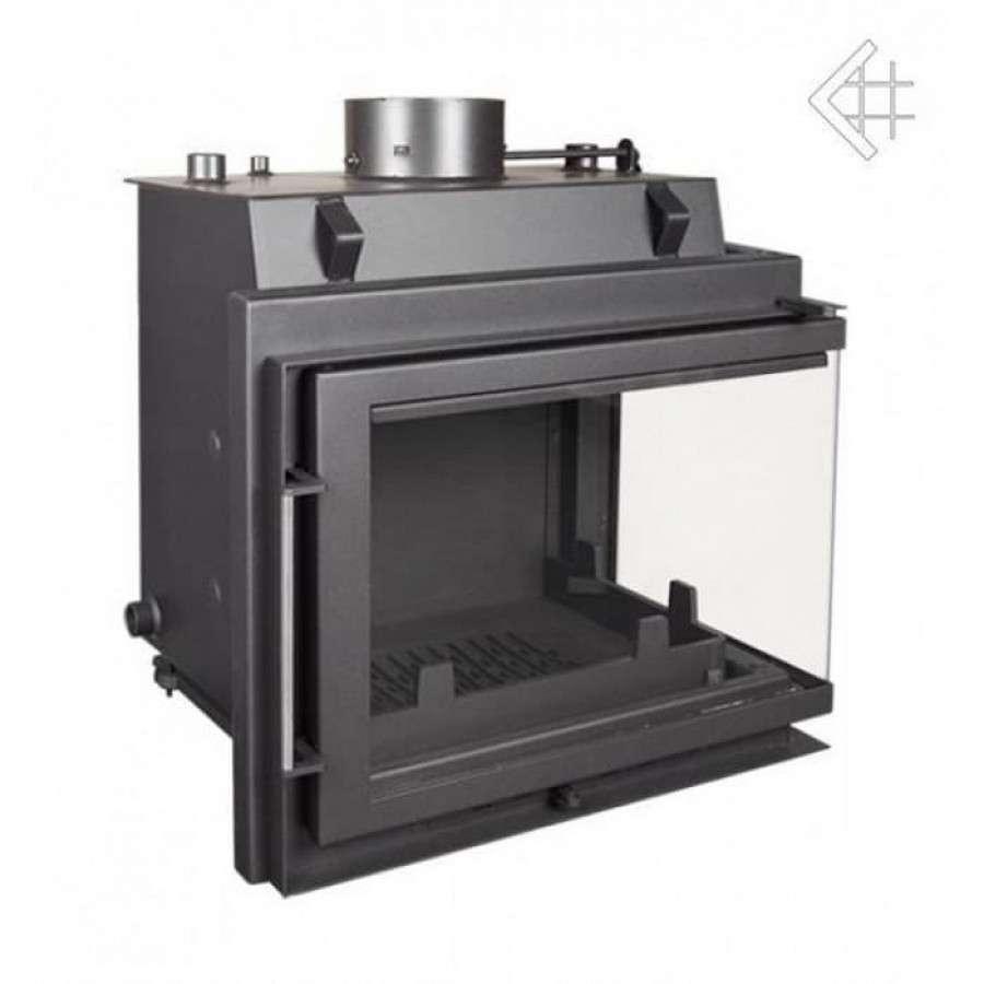 Каминная топка Kratki Maja/PW/BP/12/BS/W (угловое стекло справа, змеевик) Амазонка бай фото в Молодечно