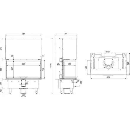 Каминная топка DEFRO HOME INTRA ME C G в Молодечно
