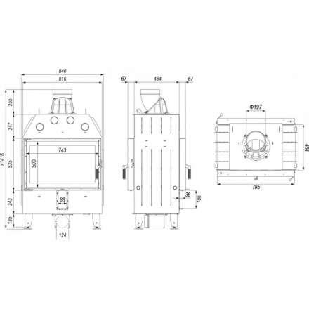 Каминная топка DEFRO HOME INTRA ME T в Молодечно