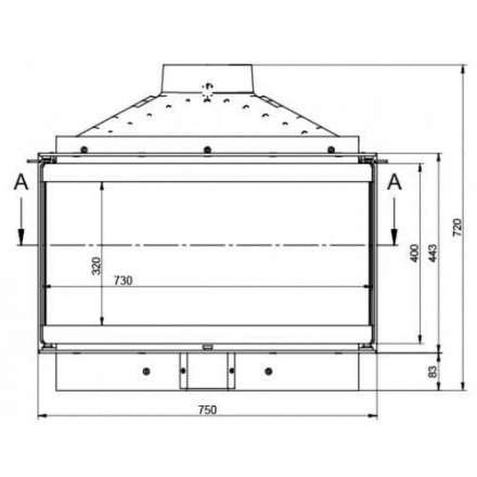 Каминная топка KFD ECO iMAX 7 3F standard в Молодечно