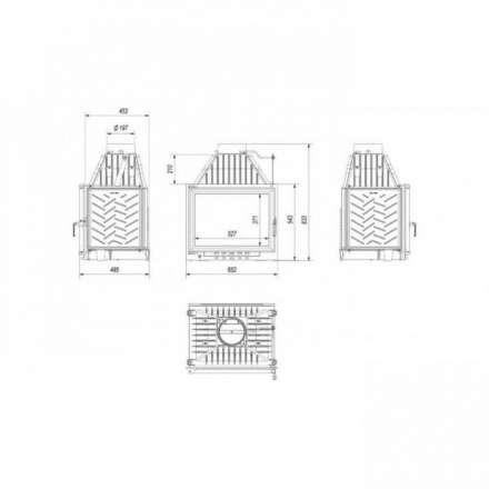 Каминная топка Kratki ZUZIA/ECO в Молодечно