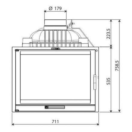 Каминная топка NORDflam LB CDP в Молодечно
