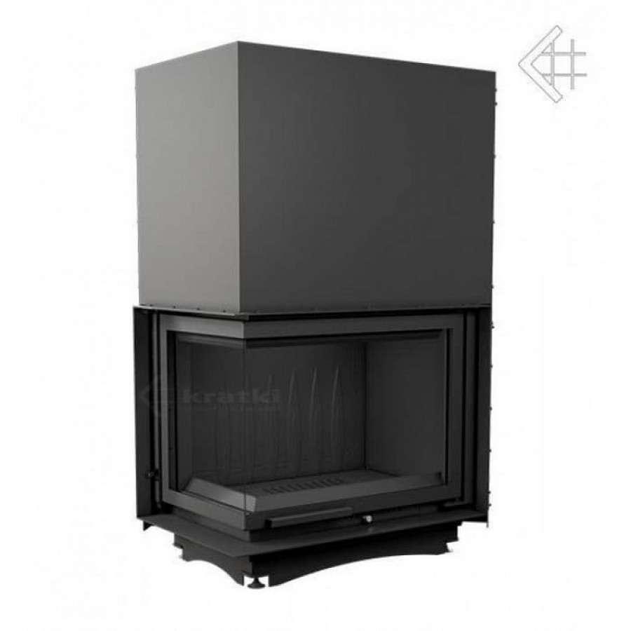 Каминная топка Kratki Amelia/L/BS/G (угловое стекло слева, гильотина) Амазонка бай фото в Молодечно
