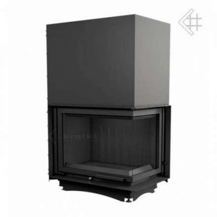 Каминная топка Kratki Amelia/P/BS/G (угловое стекло справа, гильотина) в Молодечно