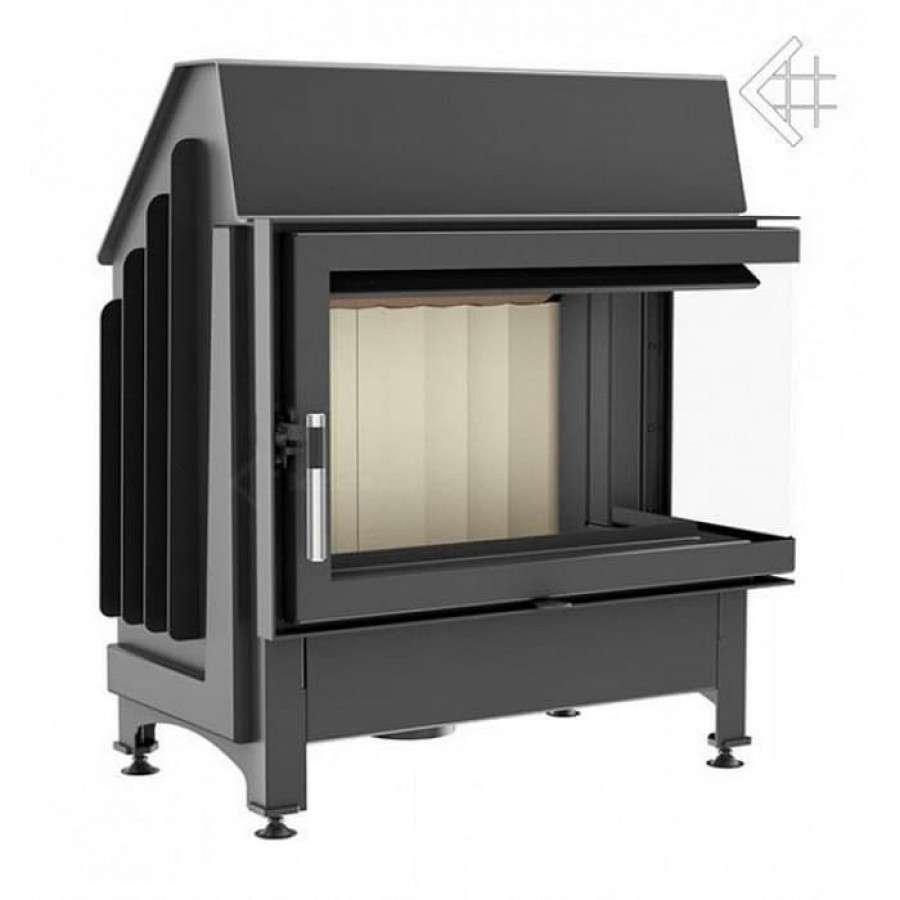 Каминная топка Kratki Zibi/P/BS (угловое стекло справа) Амазонка бай фото в Молодечно