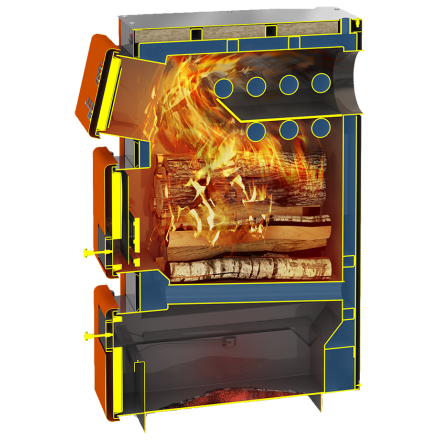 Твердотопливный котел Теплодар Куппер ПРО-28 (2.0) Амазонка бай фото в Молодечно